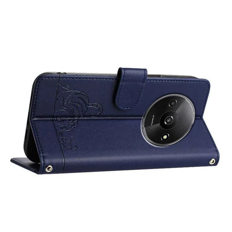 YB Imprinting Series-9 for Xiaomi Redmi A3 / Poco C61 4G Case RFID Blocking Leather Wallet Phone Cover