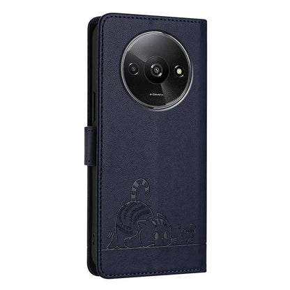 YB Imprinting Series-9 for Xiaomi Redmi A3 / Poco C61 4G Case RFID Blocking Leather Wallet Phone Cover