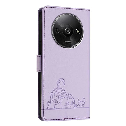 YB Imprinting Series-9 for Xiaomi Redmi A3 / Poco C61 4G Case RFID Blocking Leather Wallet Phone Cover