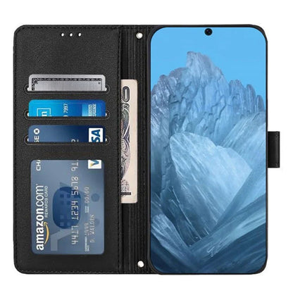 YB Imprinting Series-9 for Google Pixel 9 / 9 Pro Case PU Leather Cat Mouse Folio Phone Cover
