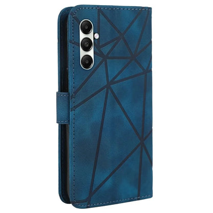 For Samsung Galaxy A05s 4G Case PU Leather Wallet Stand Lines Design Phone Cover