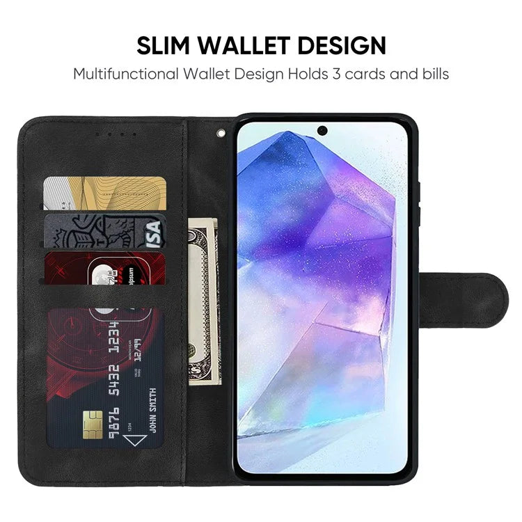 For Samsung Galaxy A55 5G Case Shockproof Wallet Card Holder Leather Phone Cover