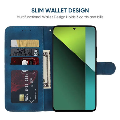 For Xiaomi Redmi Note 13 Pro 5G / Poco X6 5G Case Leather Phone Wallet Cover Lines Imprint