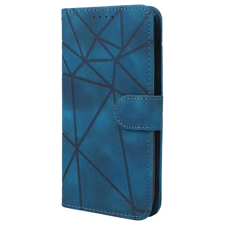 For Xiaomi Redmi Note 13 Pro 5G / Poco X6 5G Case Leather Phone Wallet Cover Lines Imprint