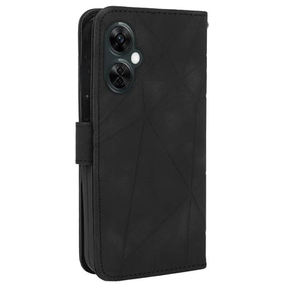 For Oppo K11x 5G / OnePlus Nord CE 3 Lite 5G / Nord N30 5G Case Skin-Touch Lines Imprint Leather Phone Cover