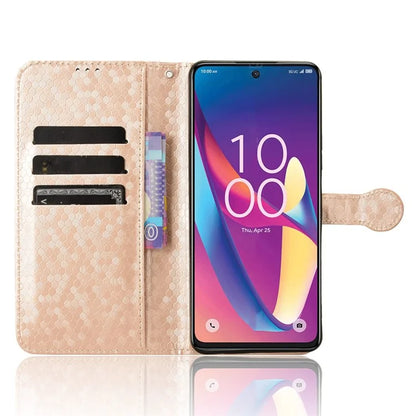 For TCL 50 XL 5G Case Dot Pattern Flip Leather Phone Cover Wallet