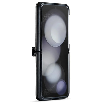 CASEME 003 Series For Samsung Galaxy Z Flip5 5G Case Leather Phone Cover Ring Kickstand