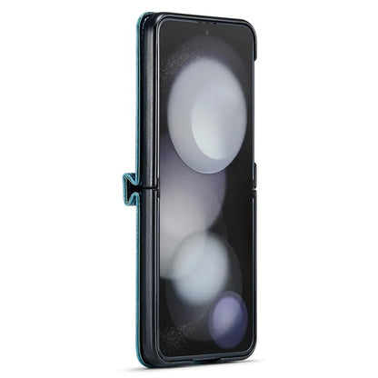 CASEME 003 Series For Samsung Galaxy Z Flip5 5G Case Leather Phone Cover Ring Kickstand