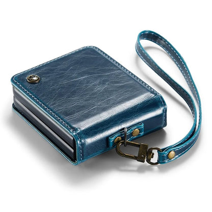 CASEME 003 Series For Samsung Galaxy Z Flip5 5G Case Leather Phone Cover Ring Kickstand