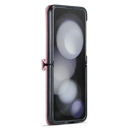 CASEME 003 Series For Samsung Galaxy Z Flip5 5G Case Leather Phone Cover Ring Kickstand