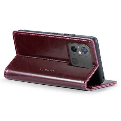 CASEME 003 Series For Xiaomi Redmi 12C 4G / Redmi 11A 4G Case Leather Stand Phone Cover