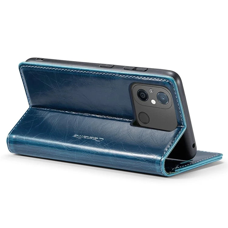 CASEME 003 Series For Xiaomi Redmi 12C 4G / Redmi 11A 4G Case Leather Stand Phone Cover