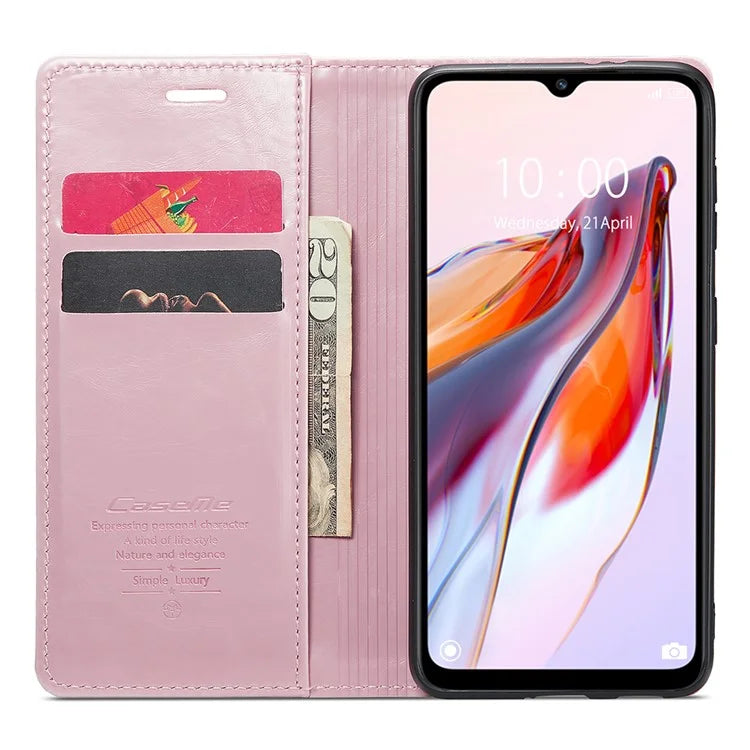 CASEME 003 Series For Xiaomi Redmi 12C 4G / Redmi 11A 4G Case Leather Stand Phone Cover
