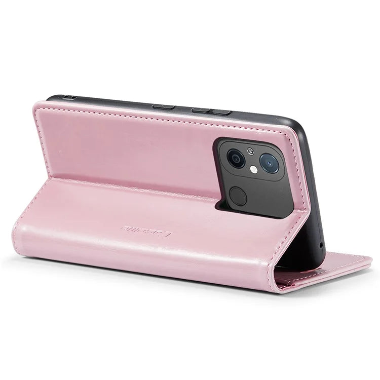CASEME 003 Series For Xiaomi Redmi 12C 4G / Redmi 11A 4G Case Leather Stand Phone Cover