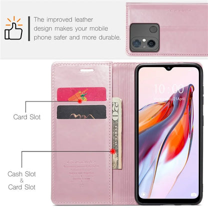 CASEME 003 Series For Xiaomi Redmi 12C 4G / Redmi 11A 4G Case Leather Stand Phone Cover