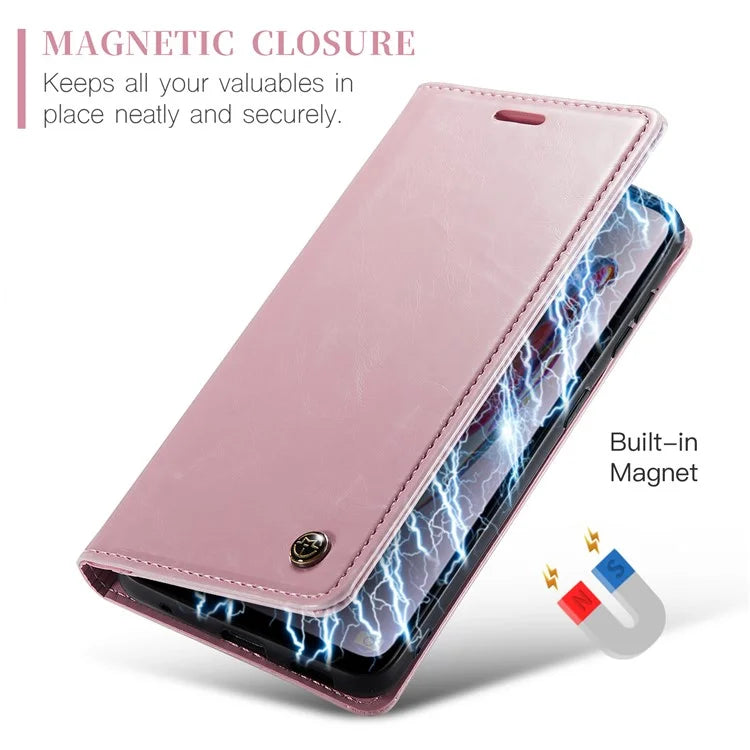 CASEME 003 Series For Xiaomi Redmi 12C 4G / Redmi 11A 4G Case Leather Stand Phone Cover