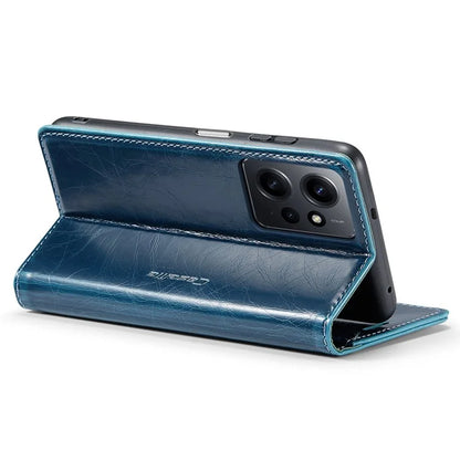 CASEME 003 Series For Xiaomi Redmi Note 12 4G Case Crazy Horse Texture Leather Phone Cover