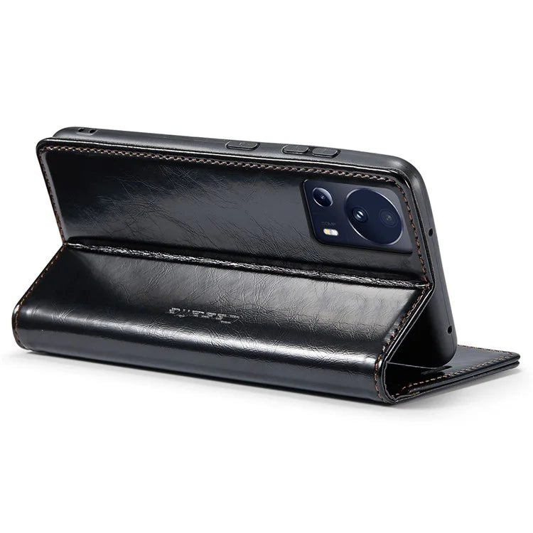 CASEME 003 Series For Xiaomi 13 Lite / Civi 2 5G Phone Case Crazy Horse Texture Leather Flip Cover