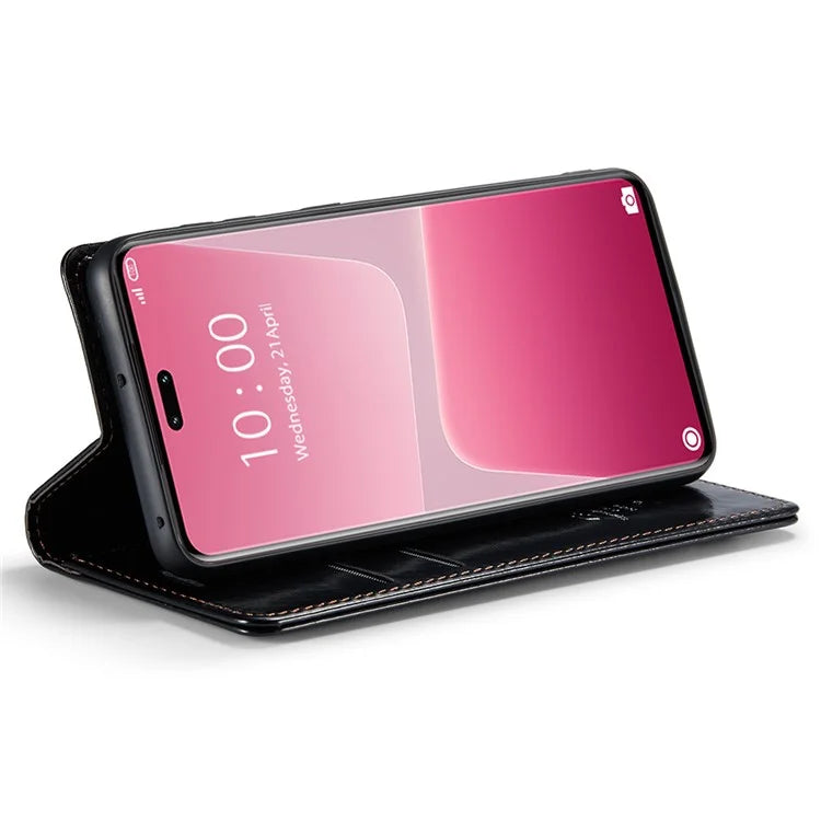 CASEME 003 Series For Xiaomi 13 Lite / Civi 2 5G Phone Case Crazy Horse Texture Leather Flip Cover