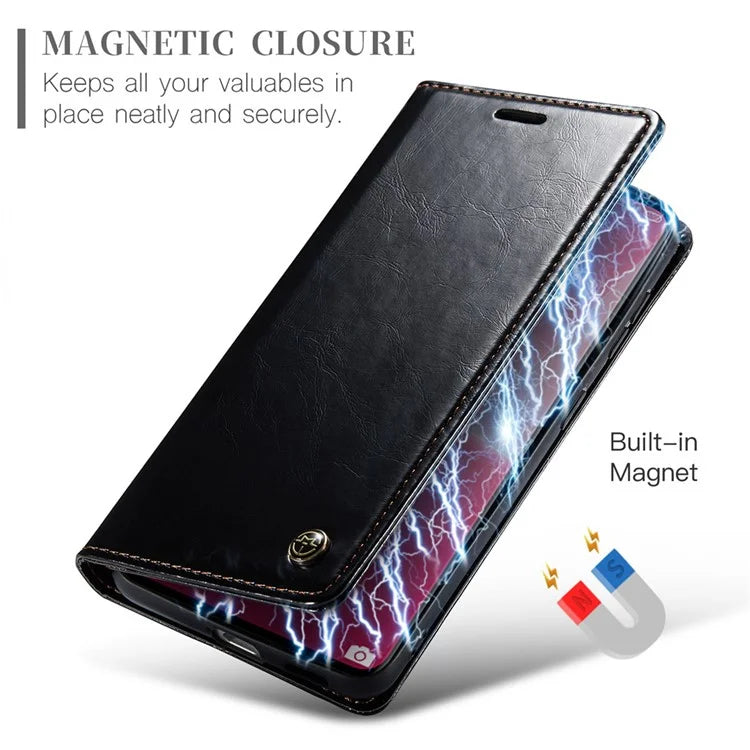 CASEME 003 Series For Xiaomi 13 Lite / Civi 2 5G Phone Case Crazy Horse Texture Leather Flip Cover