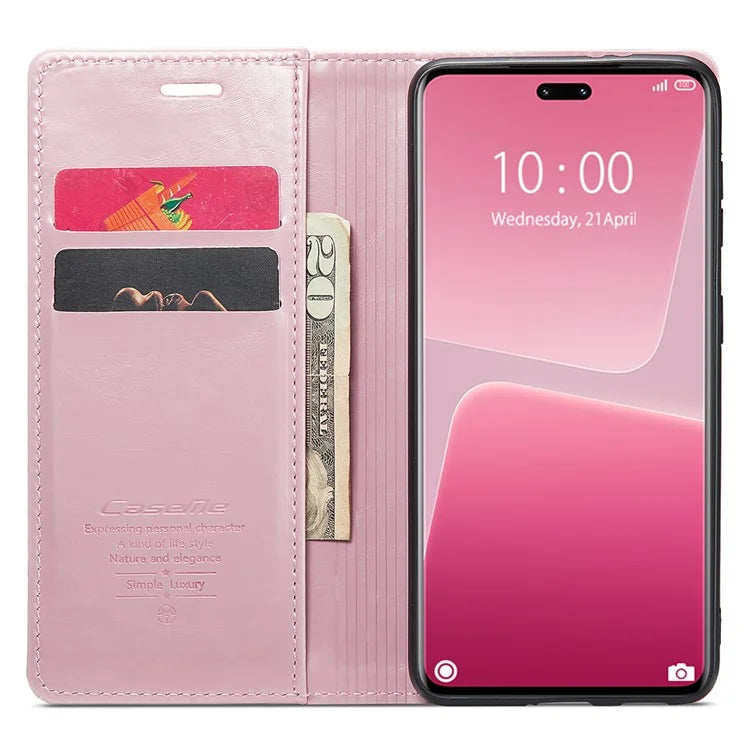 CASEME 003 Series For Xiaomi 13 Lite / Civi 2 5G Phone Case Crazy Horse Texture Leather Flip Cover
