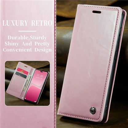CASEME 003 Series For Xiaomi 13 Lite / Civi 2 5G Phone Case Crazy Horse Texture Leather Flip Cover