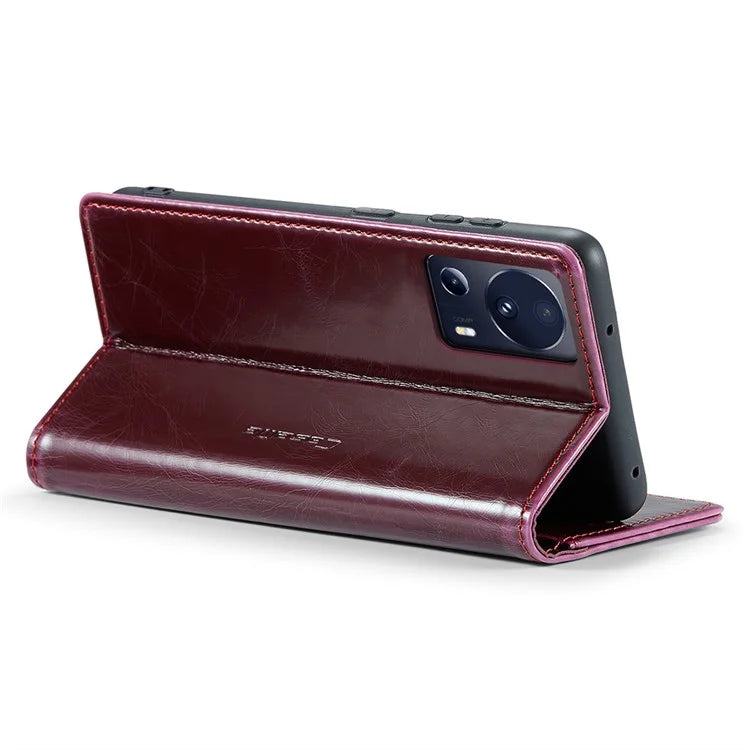 CASEME 003 Series For Xiaomi 13 Lite / Civi 2 5G Phone Case Crazy Horse Texture Leather Flip Cover
