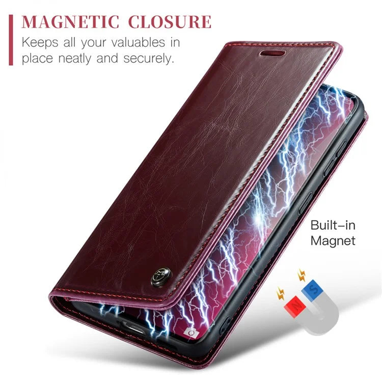 CASEME 003 Series For Xiaomi 13 Lite / Civi 2 5G Phone Case Crazy Horse Texture Leather Flip Cover