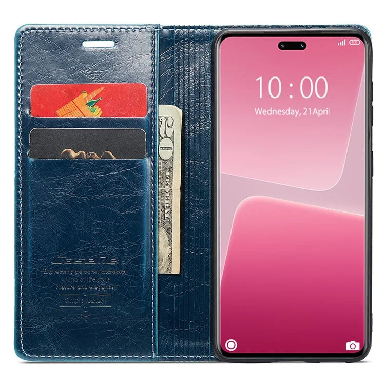 CASEME 003 Series For Xiaomi 13 Lite / Civi 2 5G Phone Case Crazy Horse Texture Leather Flip Cover
