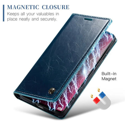 CASEME 003 Series For Xiaomi 13 Lite / Civi 2 5G Phone Case Crazy Horse Texture Leather Flip Cover