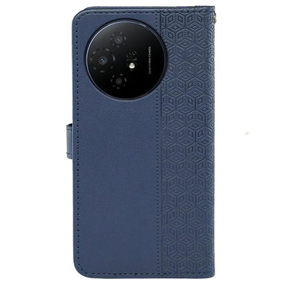 For TCL 50 XL 5G Case Cubic Grid Imprinted PU Leather Wallet Stand Phone Cover