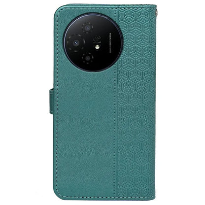 For TCL 50 XL 5G Case Cubic Grid Imprinted PU Leather Wallet Stand Phone Cover