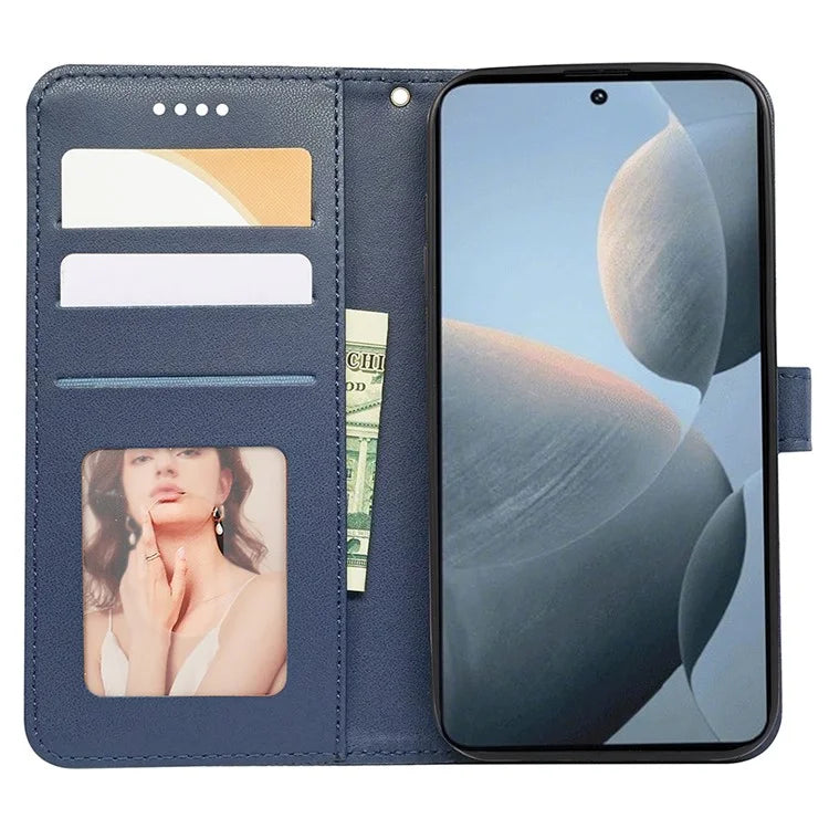 For Xiaomi Poco F6 Pro 5G / Redmi K70 5G / K70 Pro 5G Case Cubic Grid Leather Wallet Phone Cover