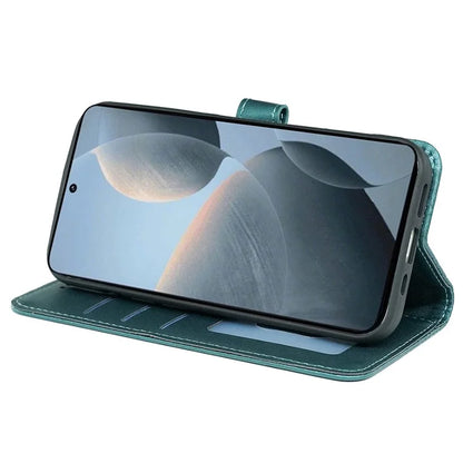 For Xiaomi Poco F6 Pro 5G / Redmi K70 5G / K70 Pro 5G Case Cubic Grid Leather Wallet Phone Cover