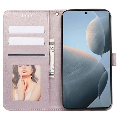 For Xiaomi Poco F6 Pro 5G / Redmi K70 5G / K70 Pro 5G Case Cubic Grid Leather Wallet Phone Cover