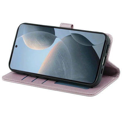 For Xiaomi Poco F6 Pro 5G / Redmi K70 5G / K70 Pro 5G Case Cubic Grid Leather Wallet Phone Cover