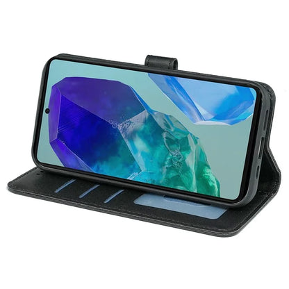 For Samsung Galaxy M55 5G / C55 5G / F55 5G Case Wallet Cubic Grid Leather Phone Cover