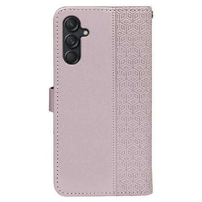 For Samsung Galaxy M55 5G / C55 5G / F55 5G Case Wallet Cubic Grid Leather Phone Cover