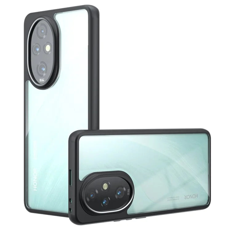 For Honor 200 5G Clear Case Shockproof Soft TPU + PC Phone Cover