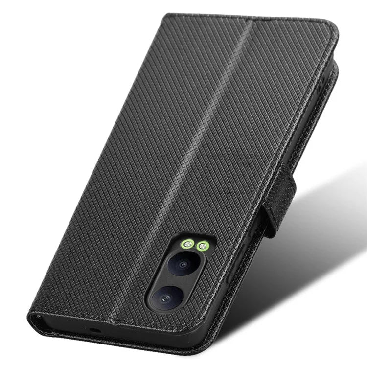 For Oppo K12x 5G / OnePlus Nord CE4 Lite 5G Case Diamond Texture Leather Phone Cover