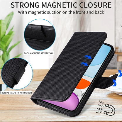 For Oppo K12x 5G / OnePlus Nord CE4 Lite 5G Case Diamond Texture Leather Phone Cover
