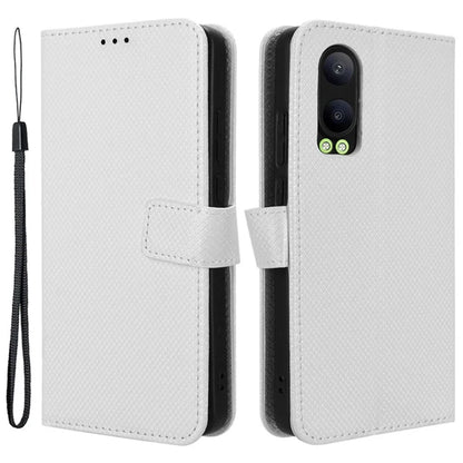 For Oppo K12x 5G / OnePlus Nord CE4 Lite 5G Case Diamond Texture Leather Phone Cover