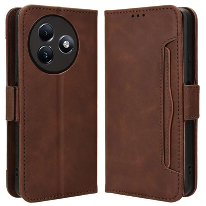 For itel S24 / S667LN Wallet Case Multiple Card Slots Leather Phone Shell
