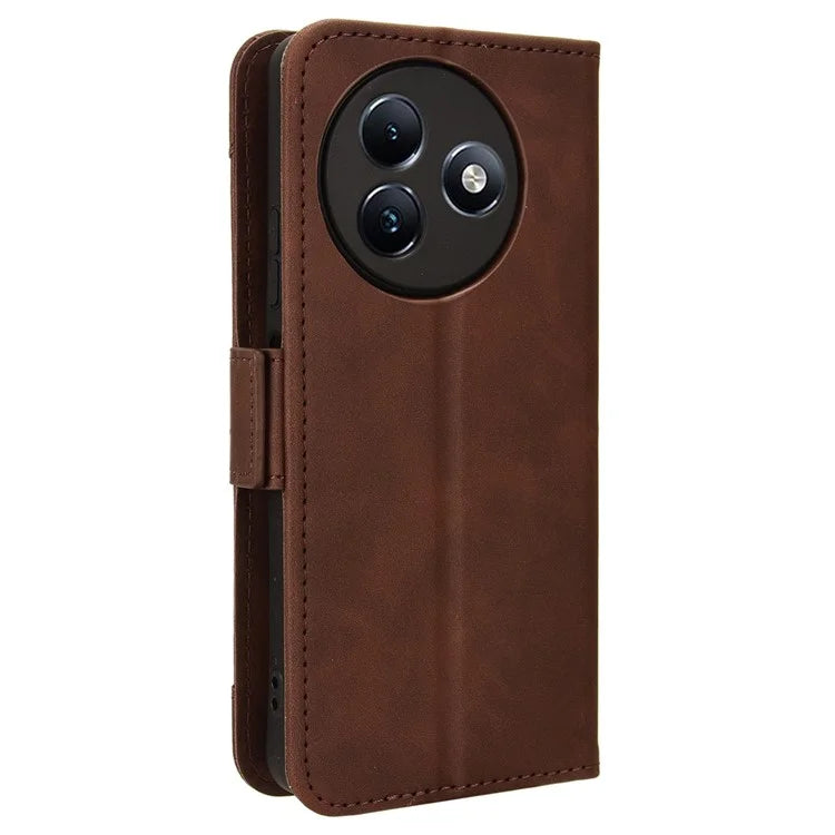 For itel S24 / S667LN Wallet Case Multiple Card Slots Leather Phone Shell