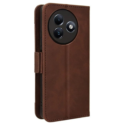 For itel S24 / S667LN Wallet Case Multiple Card Slots Leather Phone Shell