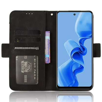 For itel S24 / S667LN Wallet Case Multiple Card Slots Leather Phone Shell