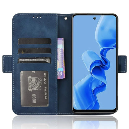 For itel S24 / S667LN Wallet Case Multiple Card Slots Leather Phone Shell