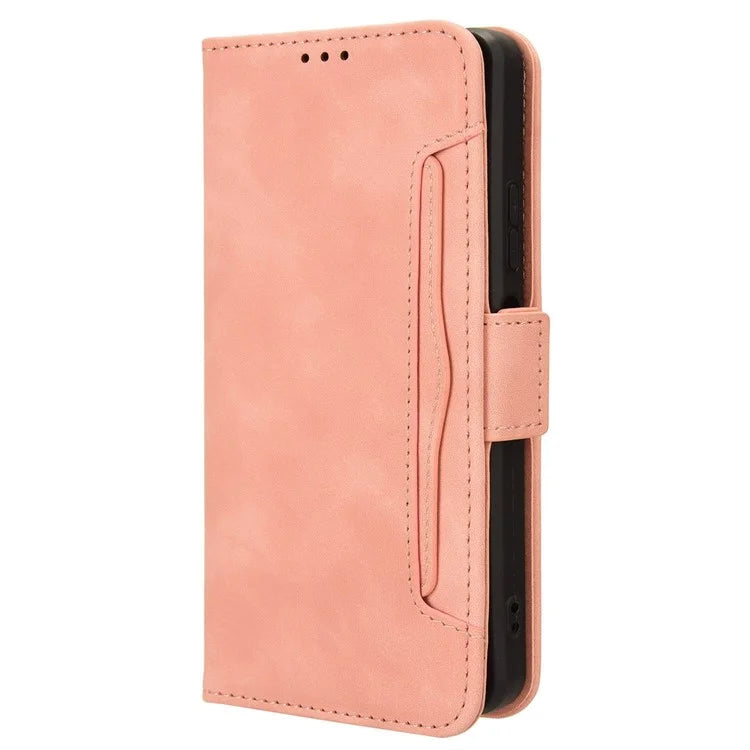 For itel S24 / S667LN Wallet Case Multiple Card Slots Leather Phone Shell
