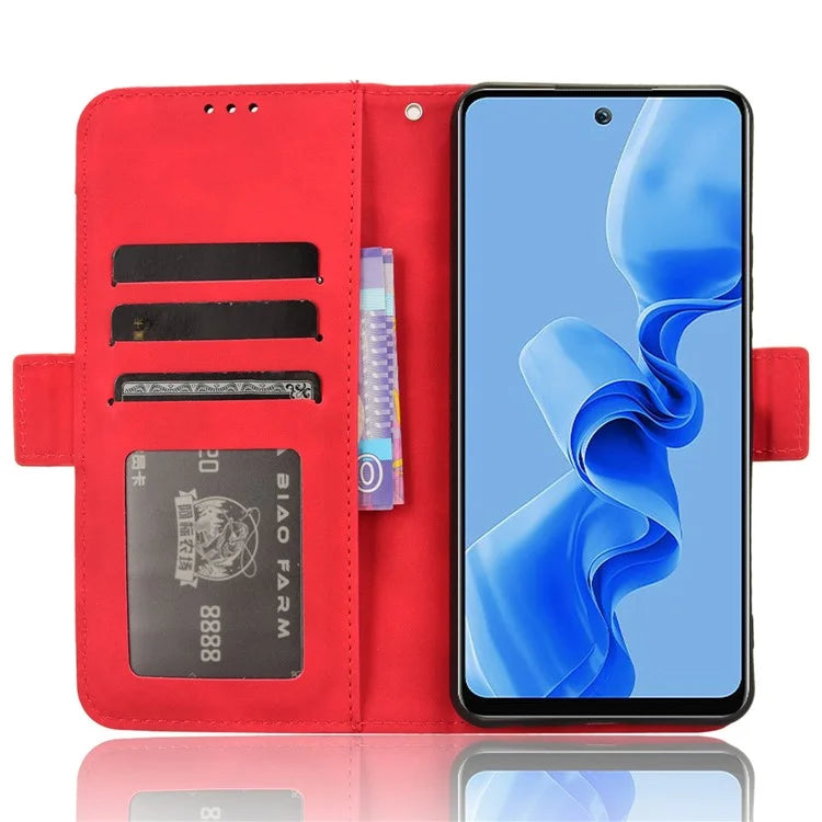 For itel S24 / S667LN Wallet Case Multiple Card Slots Leather Phone Shell