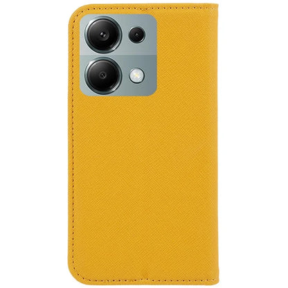 For Xiaomi Redmi Note 13 Pro 4G / Poco M6 Pro 4G Case Cross Texture Wallet Leather Phone Cover
